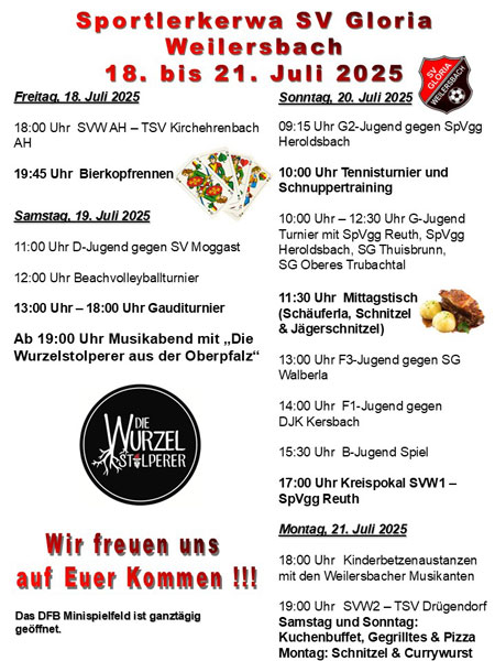 Sportlerkerwa Programm